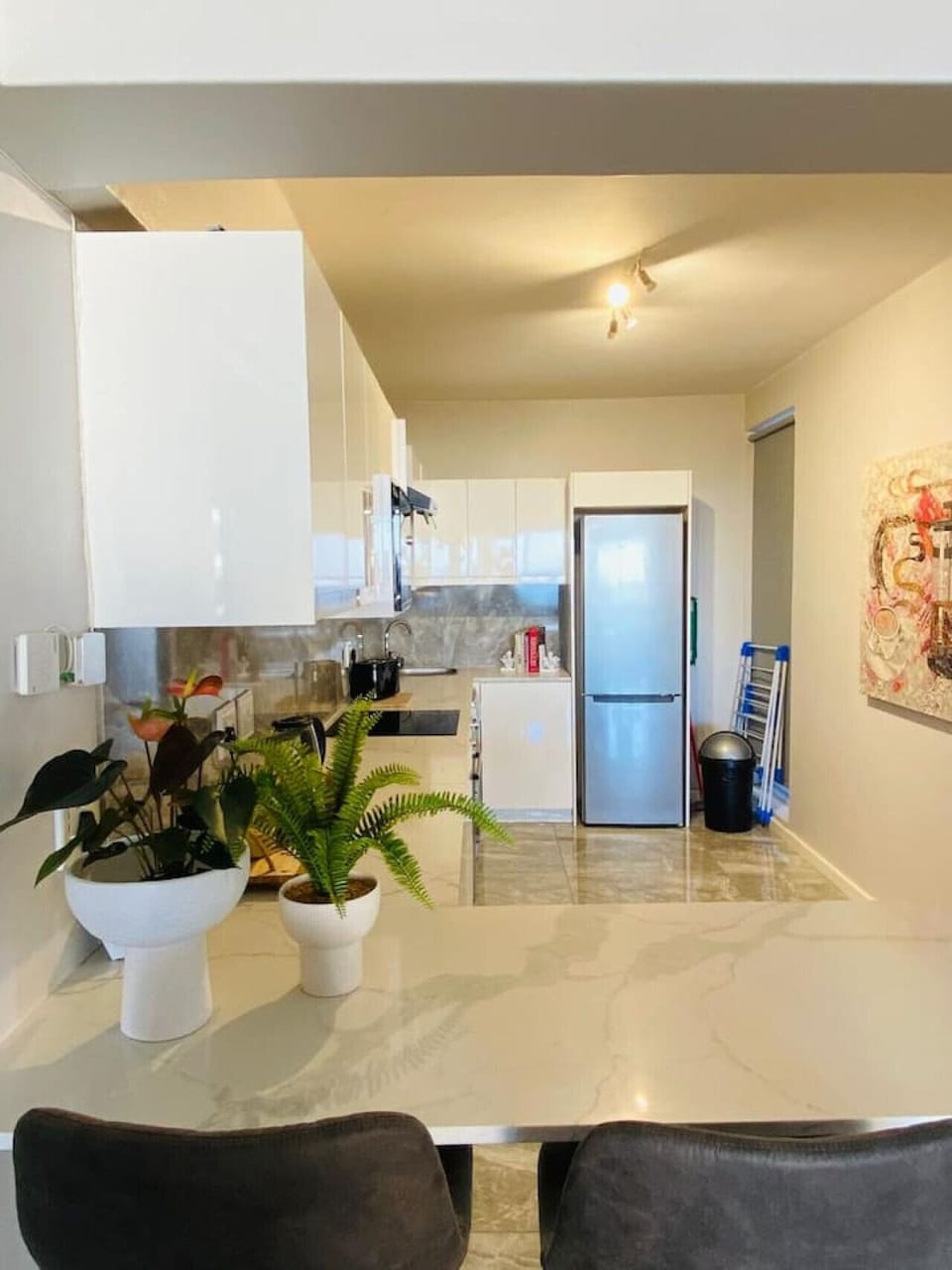 modern kitchen with everything you need for effortless cooking.
