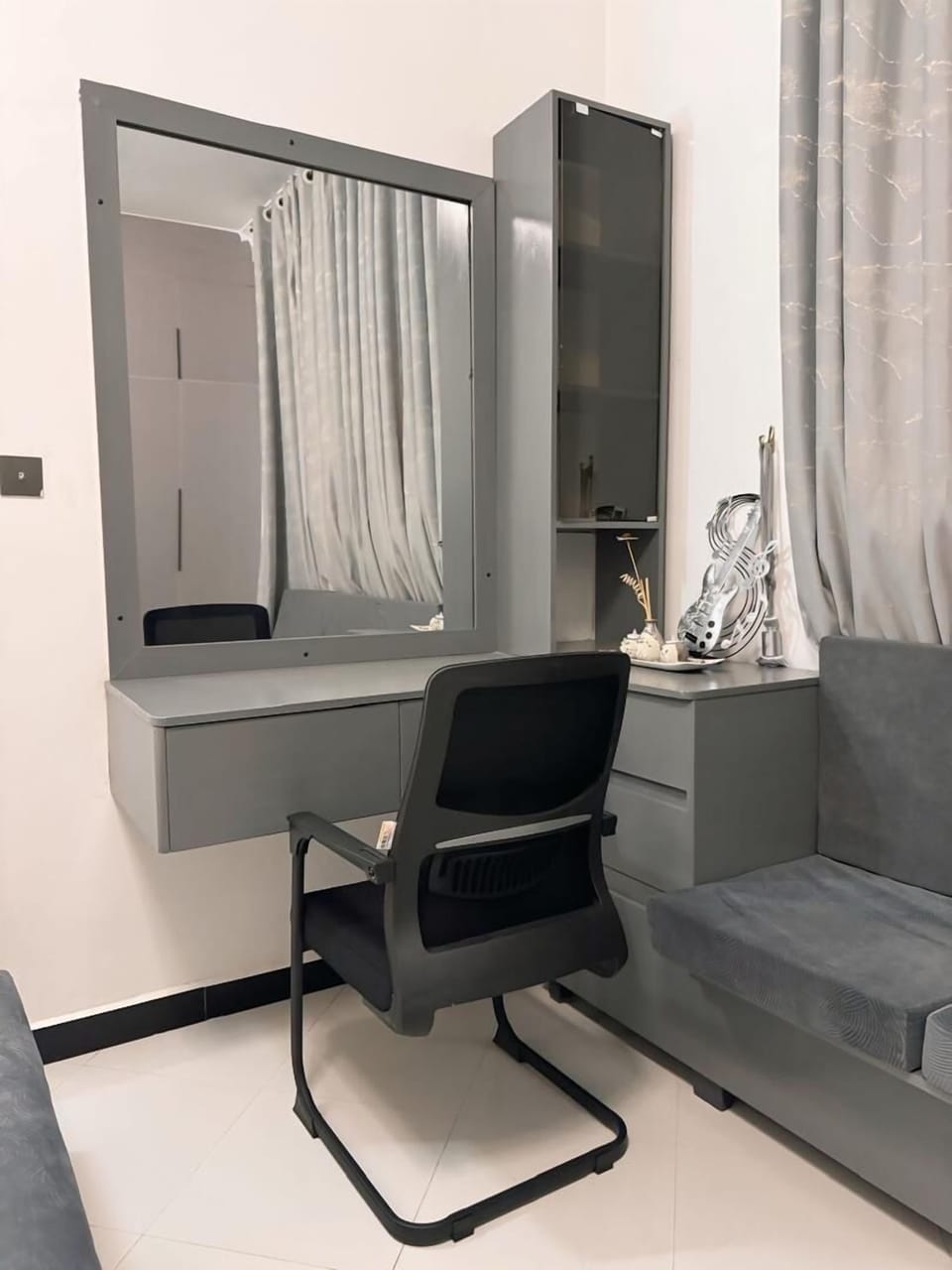 Luxury Apartment, City View | 1 bedroom, desk, laptop workspace, soundproofing