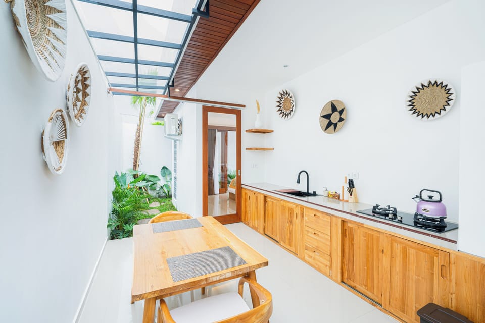 Villa, 1 Bedroom, Private Pool | Private kitchen | Fridge, stovetop, cookware/dishes/utensils