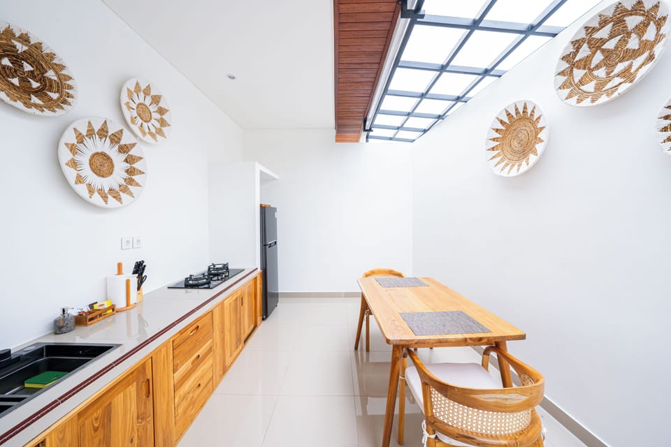 Villa, 1 Bedroom, Private Pool | Private kitchen | Fridge, stovetop, cookware/dishes/utensils