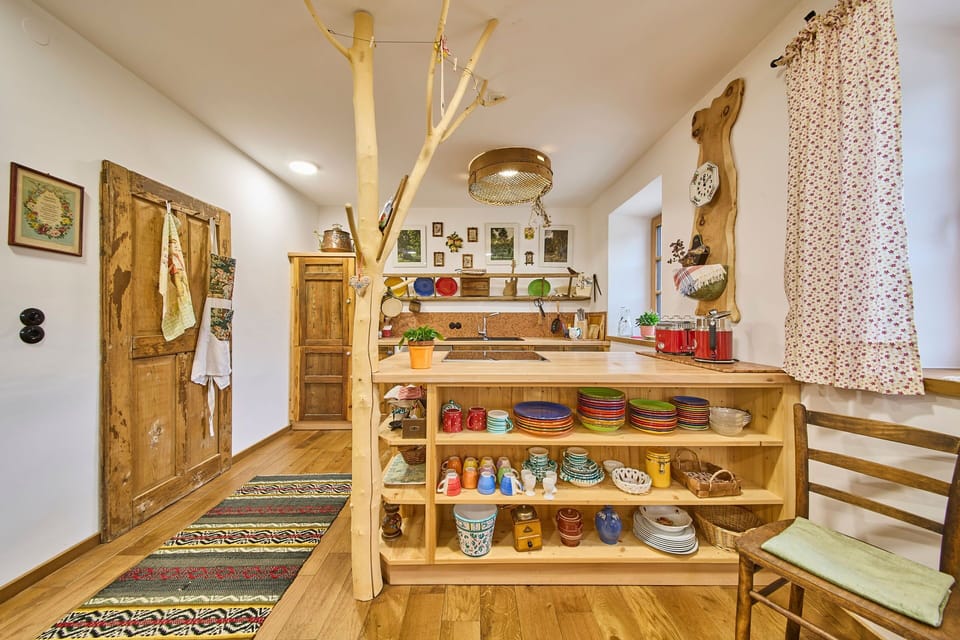 House, 2 Bedrooms, Mountain View, Garden Area | Private kitchen | Coffee/tea maker, electric kettle, toaster, highchair