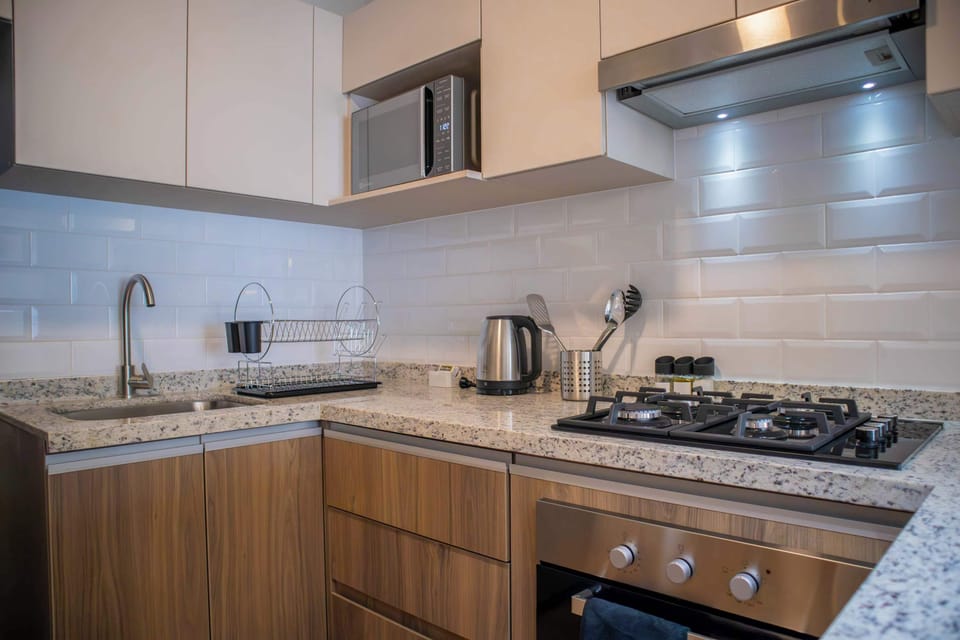 Illuminated kitchen