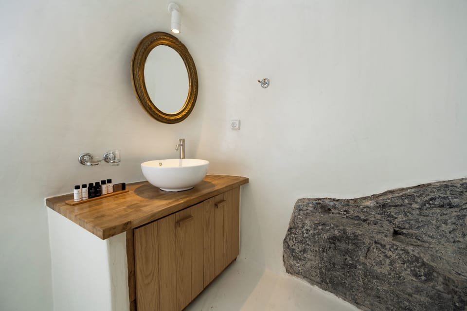 Villa, Sea View | Bathroom | Shower, hair dryer, slippers, towels