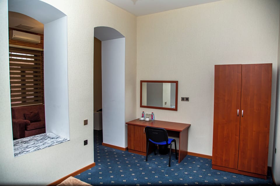 Standard Triple Room, City View | Premium bedding, desk, blackout drapes, iron/ironing board