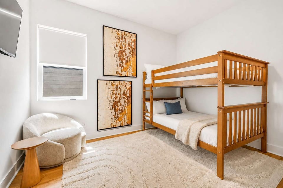 Bedroom 2: Comfortable bunk room designed to maximize sleeping space for guests.