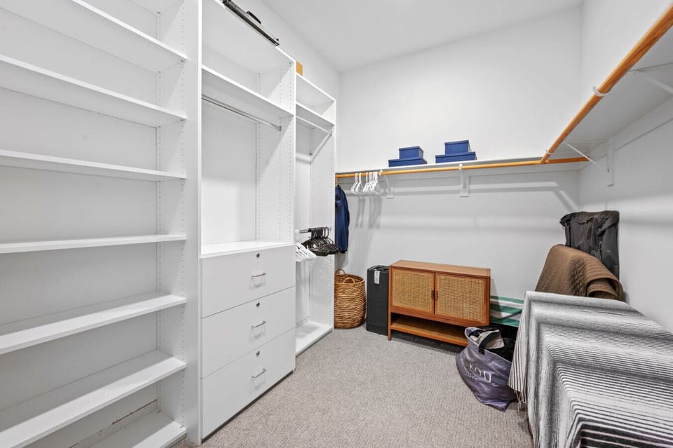 Walk-In Closet – Spacious and organized.