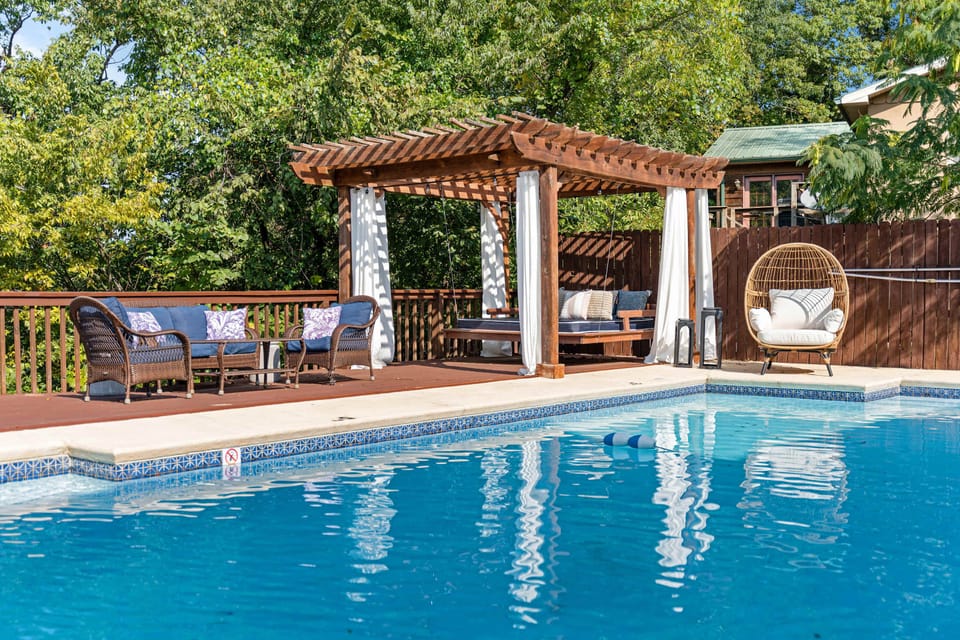 Make a splash or lounge the day away in your very own sparkling pool!