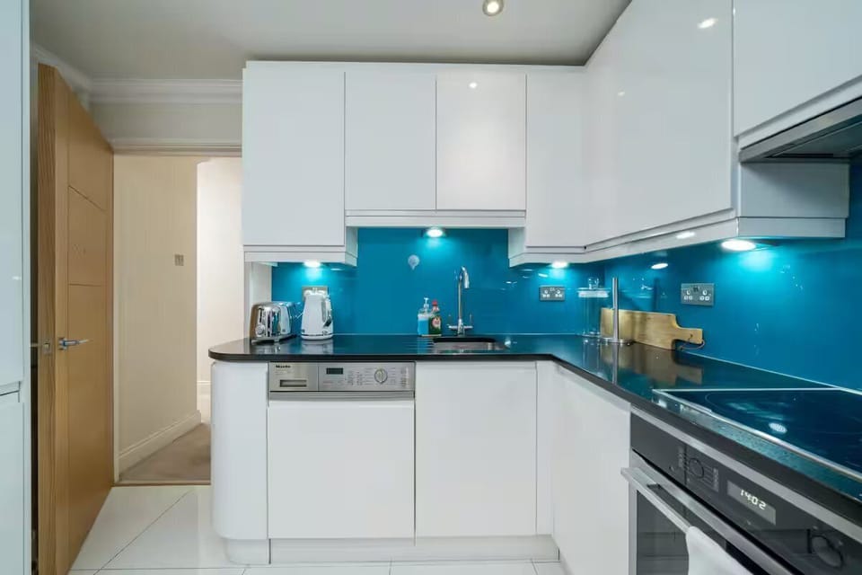 Deluxe Apartment, City View | Private kitchen | Toaster