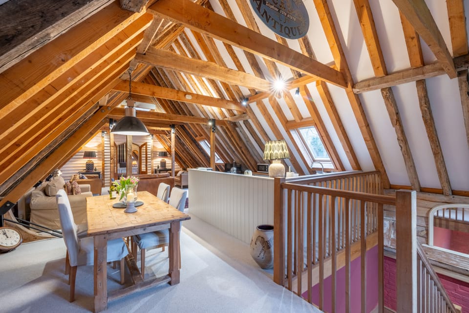 First floor: Access into the first floor accommodation of the Hayloft