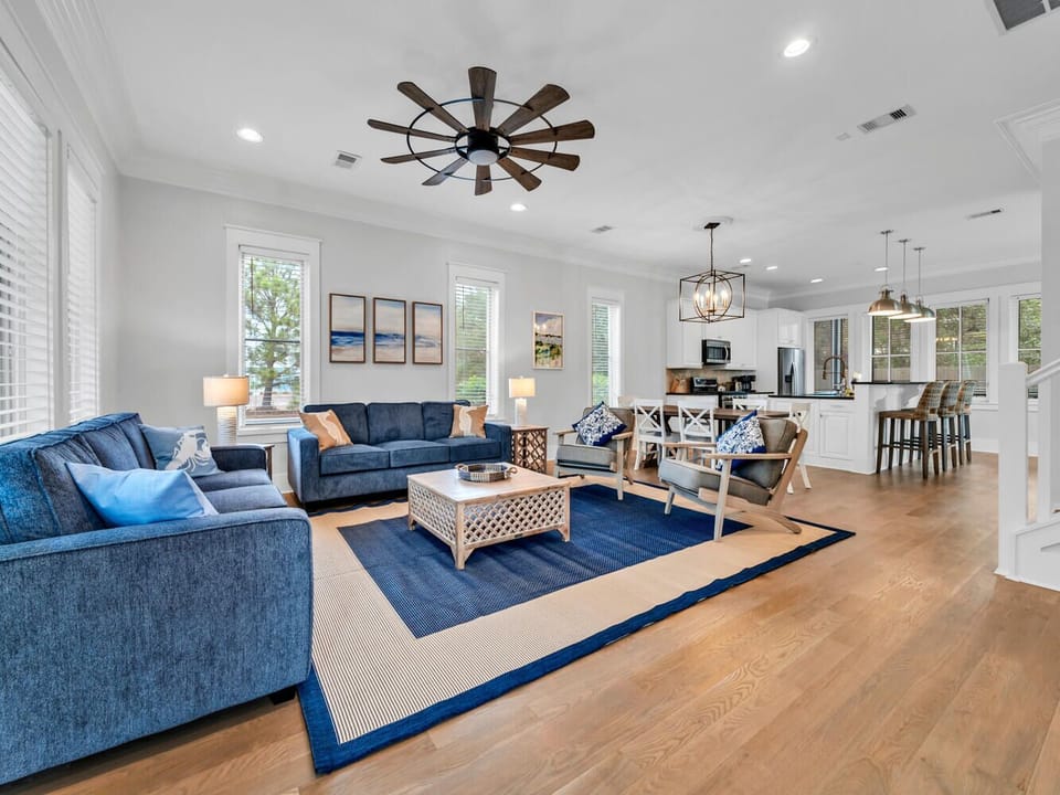 Open and spacious living room