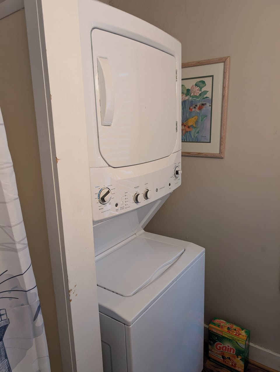 Stackable washer and dryer