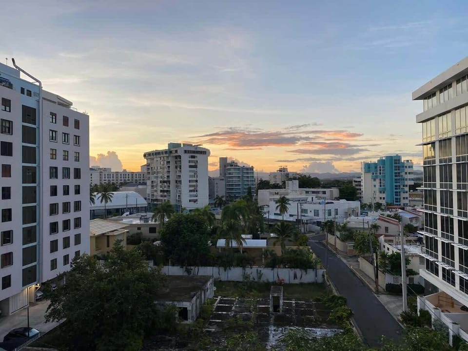 Esta es la vista desde nuestro apartamento.