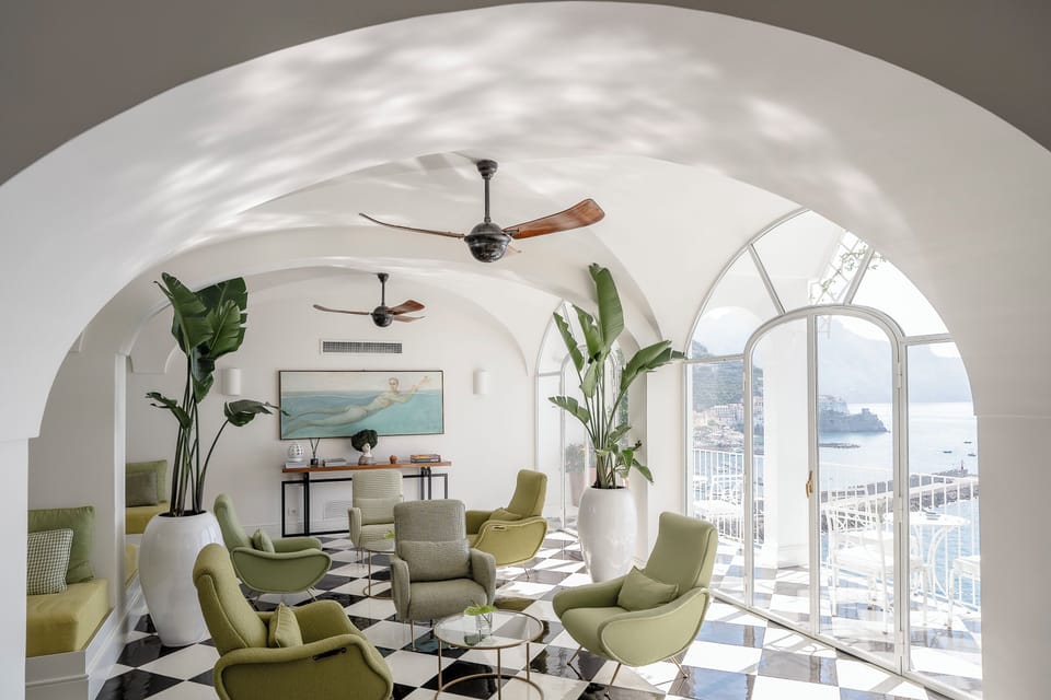Lobby sitting area