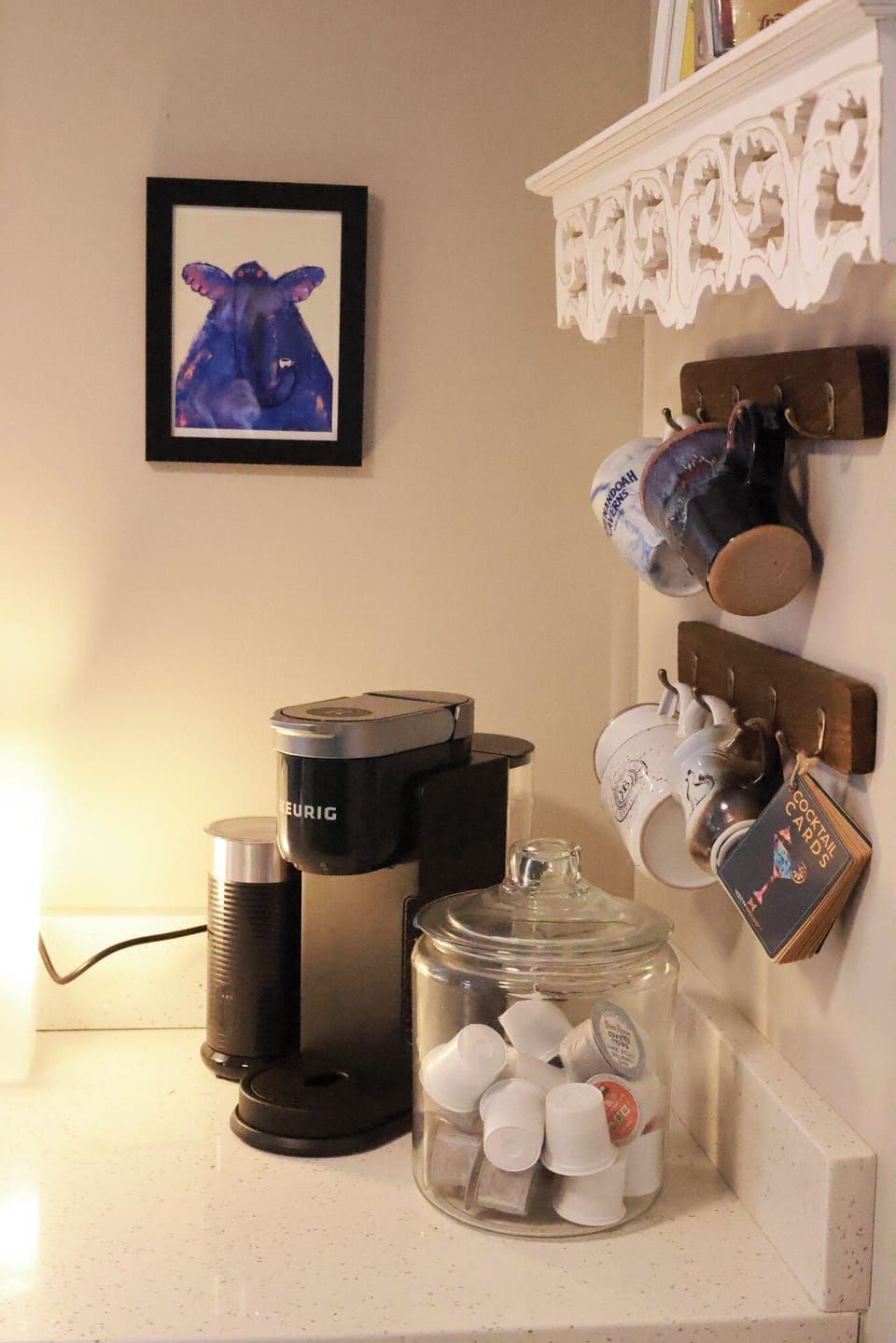Various coffee supplies await to get you started. 