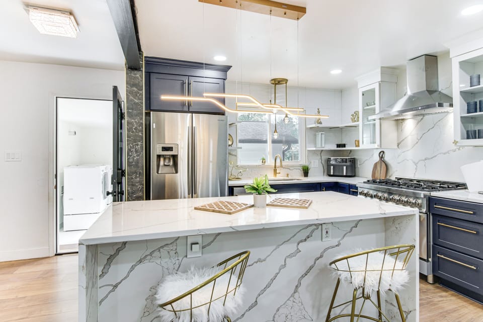 Kitchen | 2-Story House | In-Unit Laundry | Central Heating & A/C