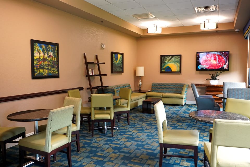 Lobby sitting area