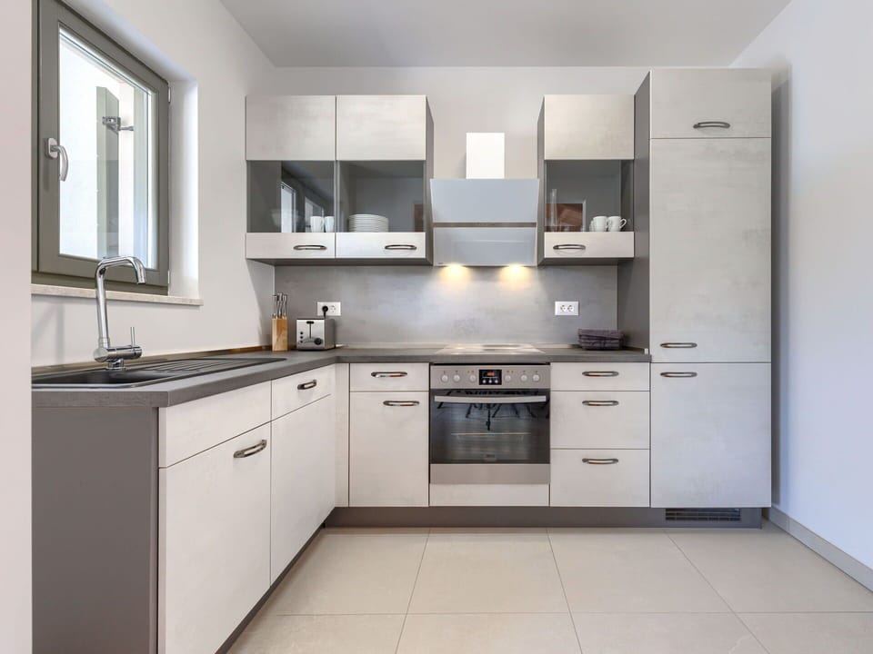 Kitchen, Kitchen Appliance, Cabinetry, Countertop, Major Appliance, Home Appliance, Interior Design, Furniture, Drawer, Cupboard