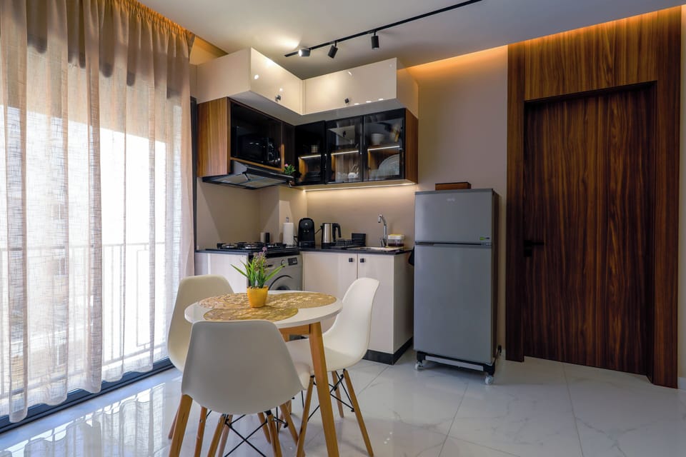 Comfort Apartment, 1 Queen Bed with Sofa bed, Non Smoking, Air conditioning | Living area | 50-inch Smart TV with satellite channels, Netflix, pay movies