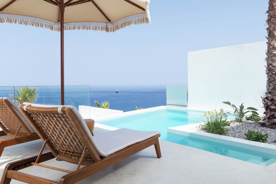 Luxury Suite, Private Pool, Sea View | Private pool