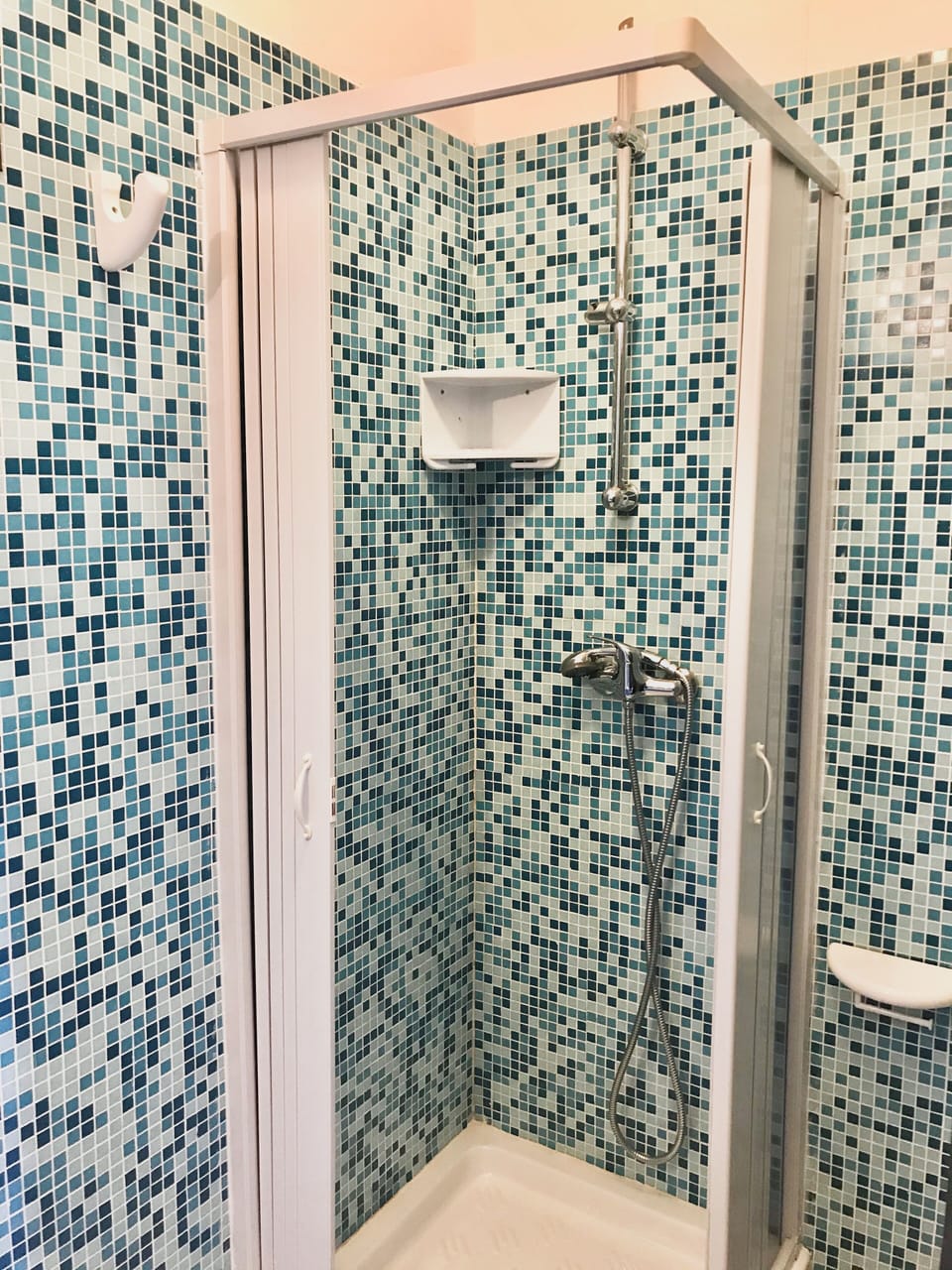 Shower, rainfall showerhead, hair dryer, bidet