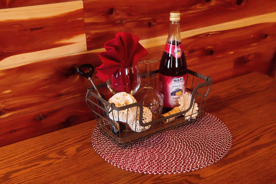 Sparkling Juice Welcome Beverage, Kalli's Luxury Retreat