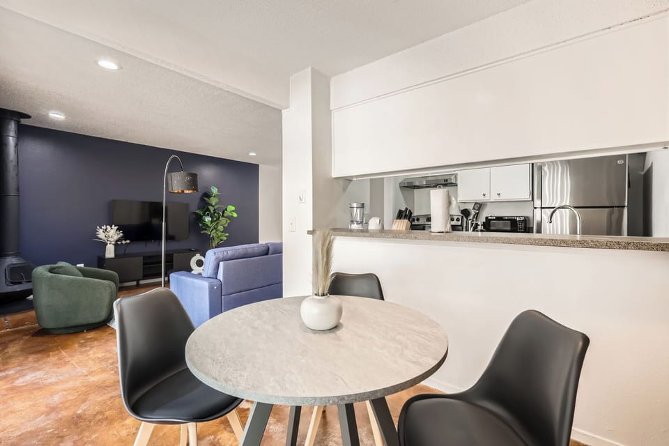 Dining Area with Wine Glass