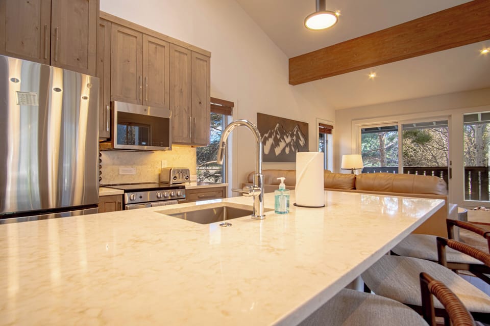 A fully stocked kitchen is at your disposal when you're not out enjoying the local culinary delights