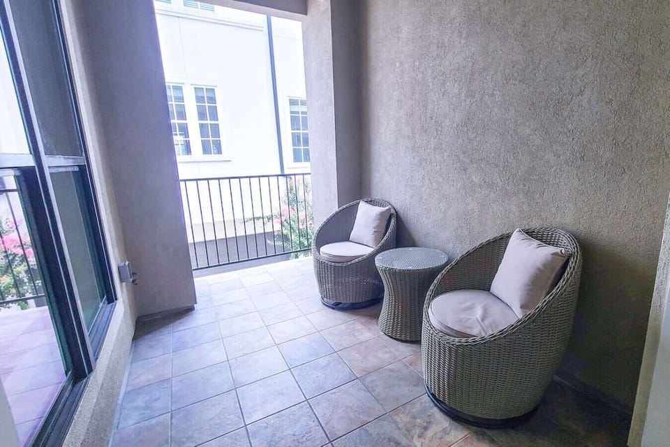 Enjoy some sun or a nice nighttime breeze on our 2nd floor balcony!