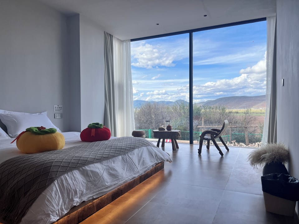 Double Room, Hill View | Premium bedding, down comforters, memory foam beds, desk