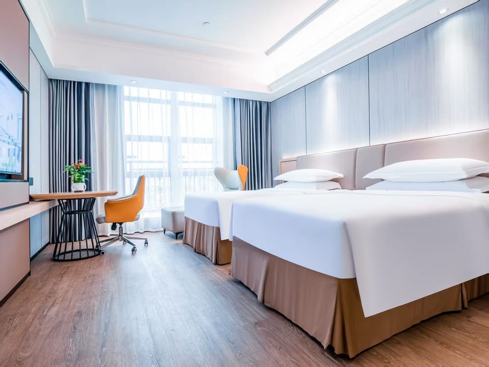 Business Twin Room, 2 Twin Beds, Non Smoking | Premium bedding, individually decorated, laptop workspace, free WiFi
