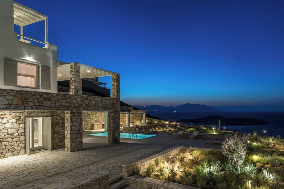 Villa by night