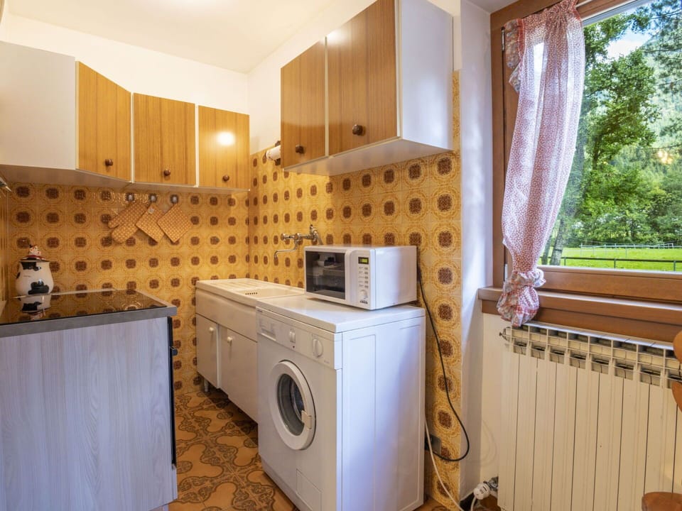 Wood, Major Appliance, Interior Design, Flooring, Floor, Room, Ceiling, Washing Machine, Kitchen Appliance, Apartment