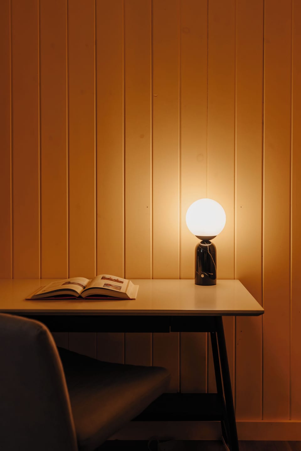 Thoughtful and functional, this cozy study area is designed for those moments when inspiration strikes.