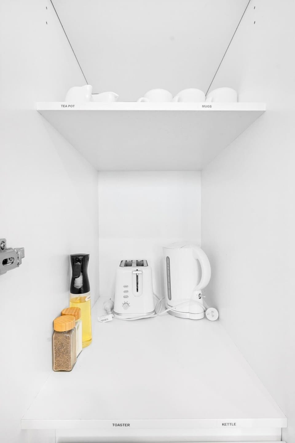 We provide oil, salt and pepper as our standard essential items, just bring your eggs