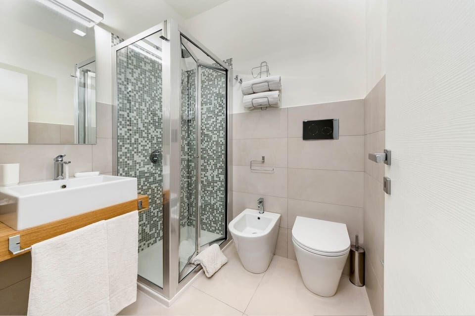 Basic Double or Twin Room | Bathroom | Hair dryer, bidet, towels, soap