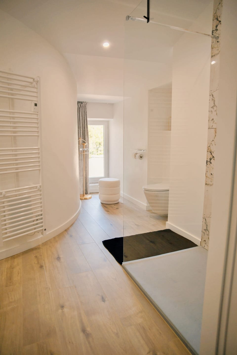 Superior Double Room, Park View | Bathroom | Shower, hair dryer, towels, soap