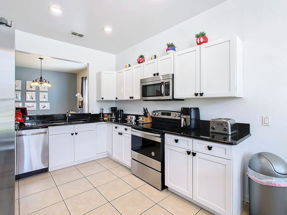 You'll find all your favorite small appliances in our spacious kitchen