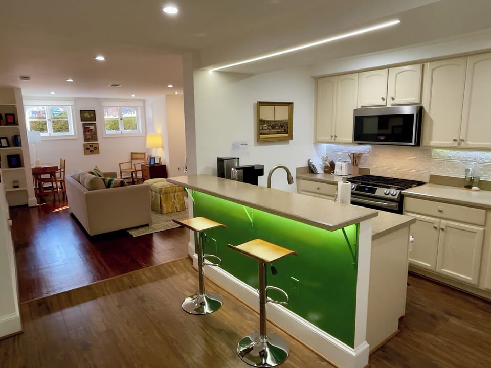 Kitchen and living room 