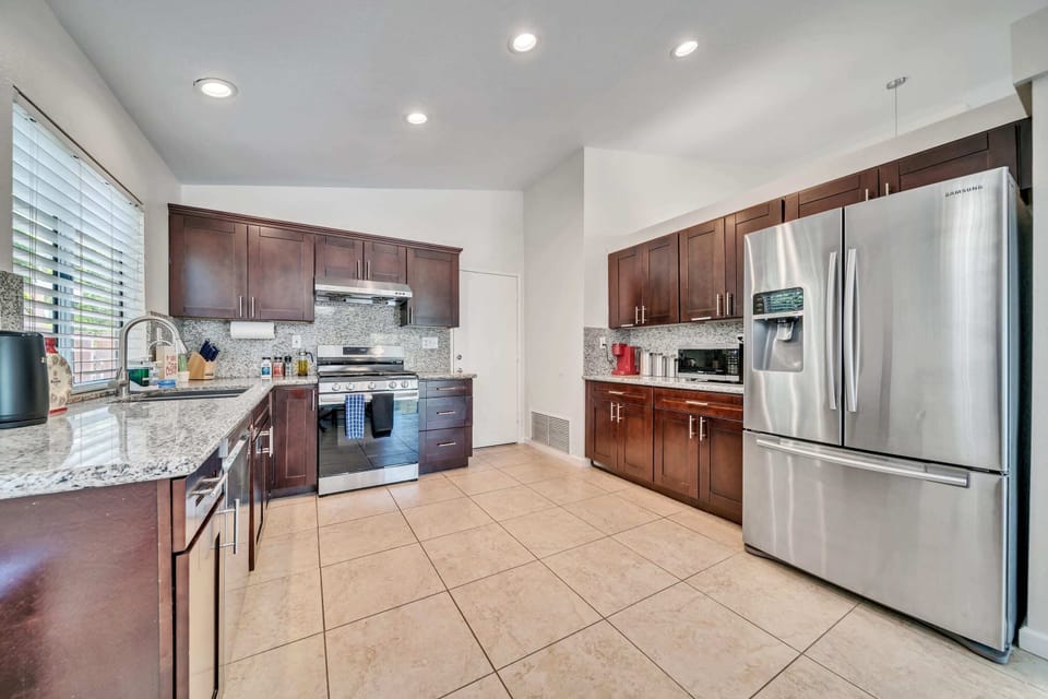 House, Private Pool, Garden View (4 Bedrooms) | Private kitchen | Fridge, microwave, oven, dishwasher