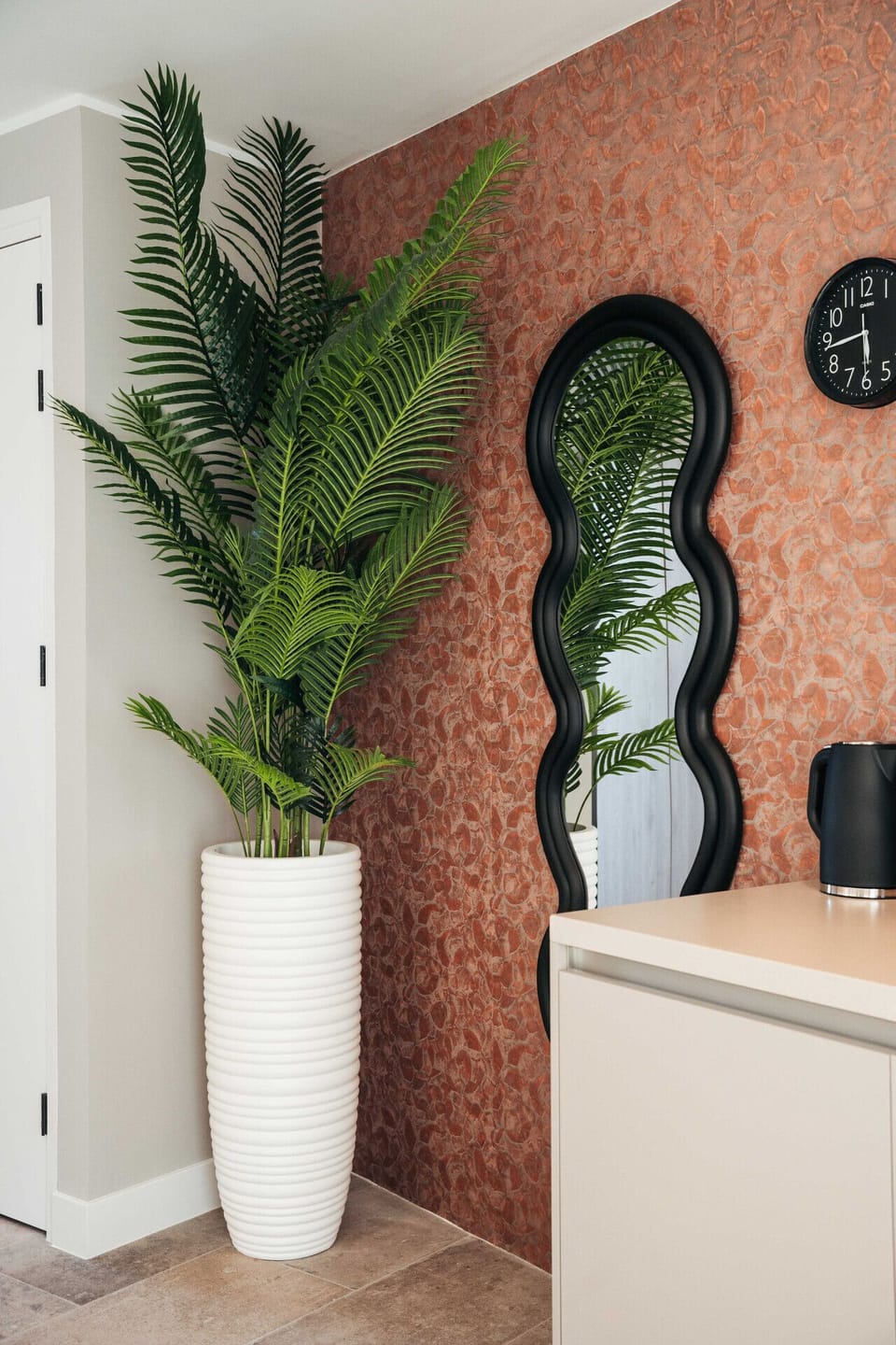 Thoughtfully styled interior details that add a cozy, modern touch to the space.