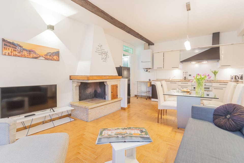 Apartment (1 Bedroom) | Living area | 32-inch Smart TV with digital channels