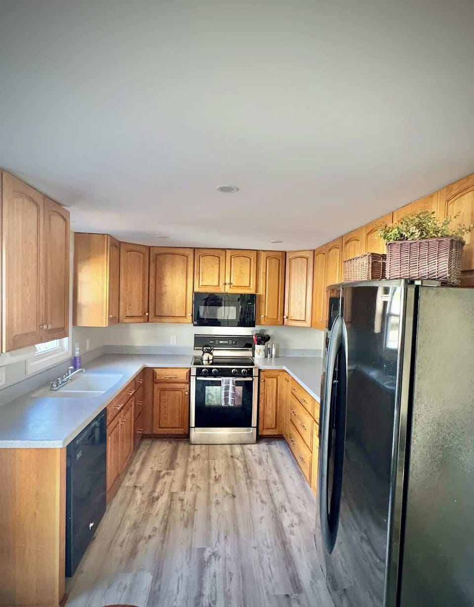 Fully equipped kitchen ready for home-cooked meals