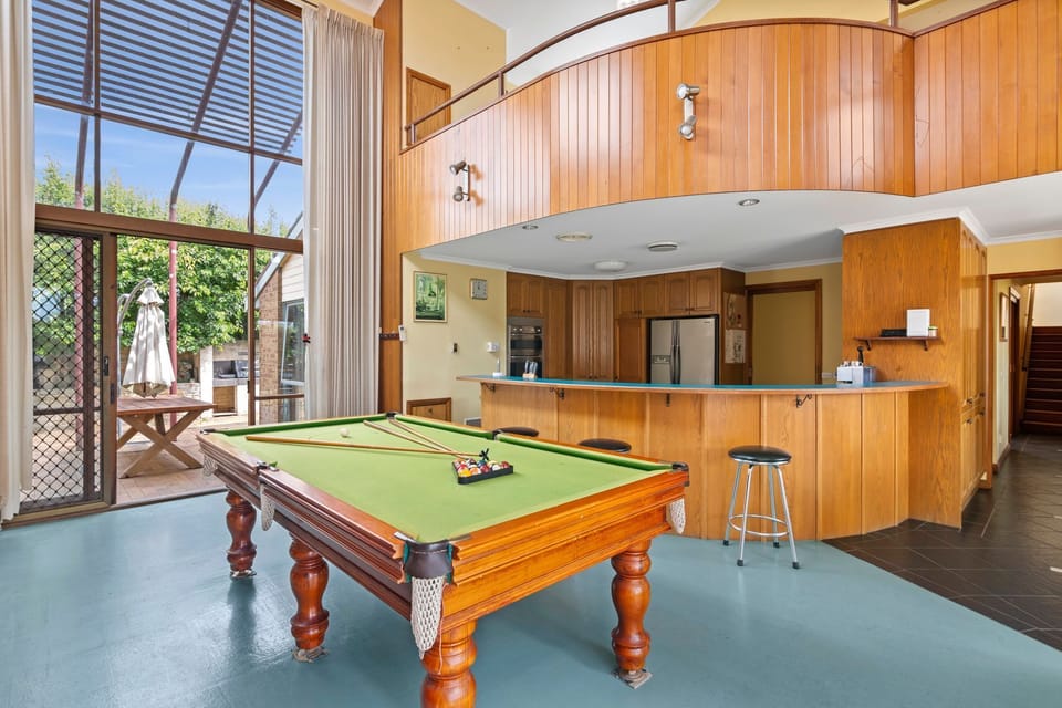 Pool Table/Kitchen