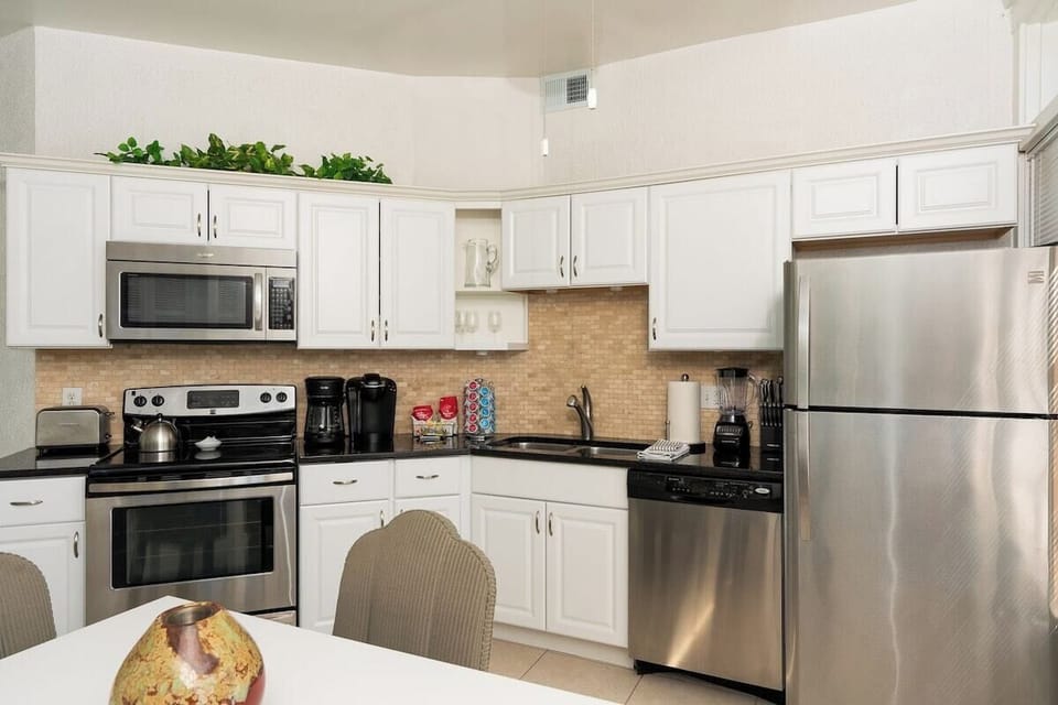Granite Countertop and Stainless Appliances