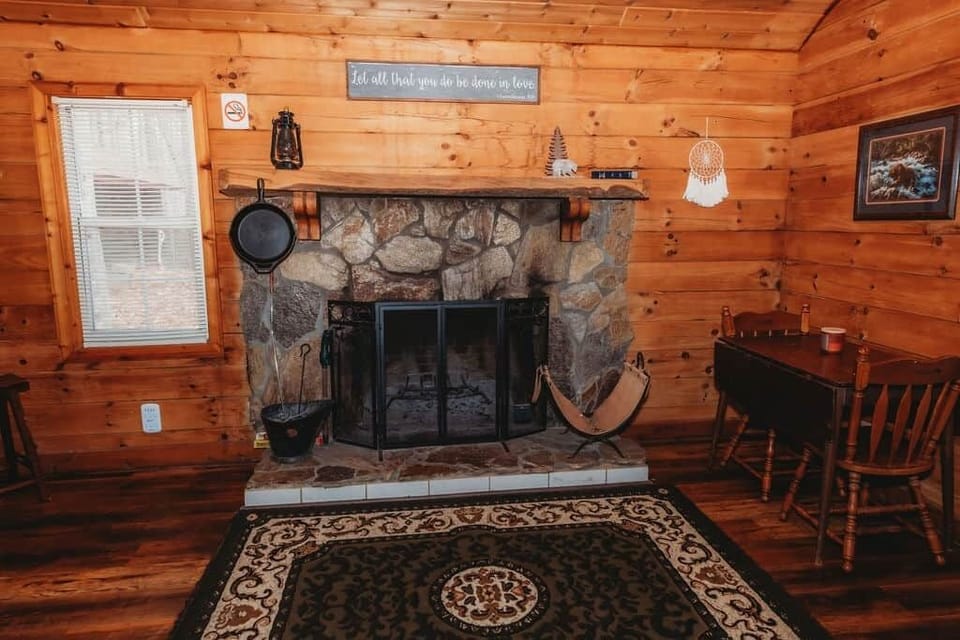 Wood Burning Fireplace