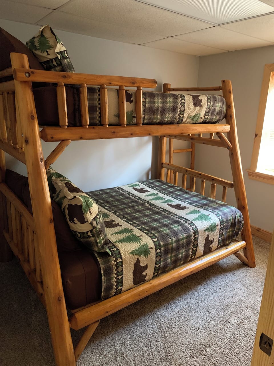 Bedroom #3 with Twin Over Full/Double Bunk Bed