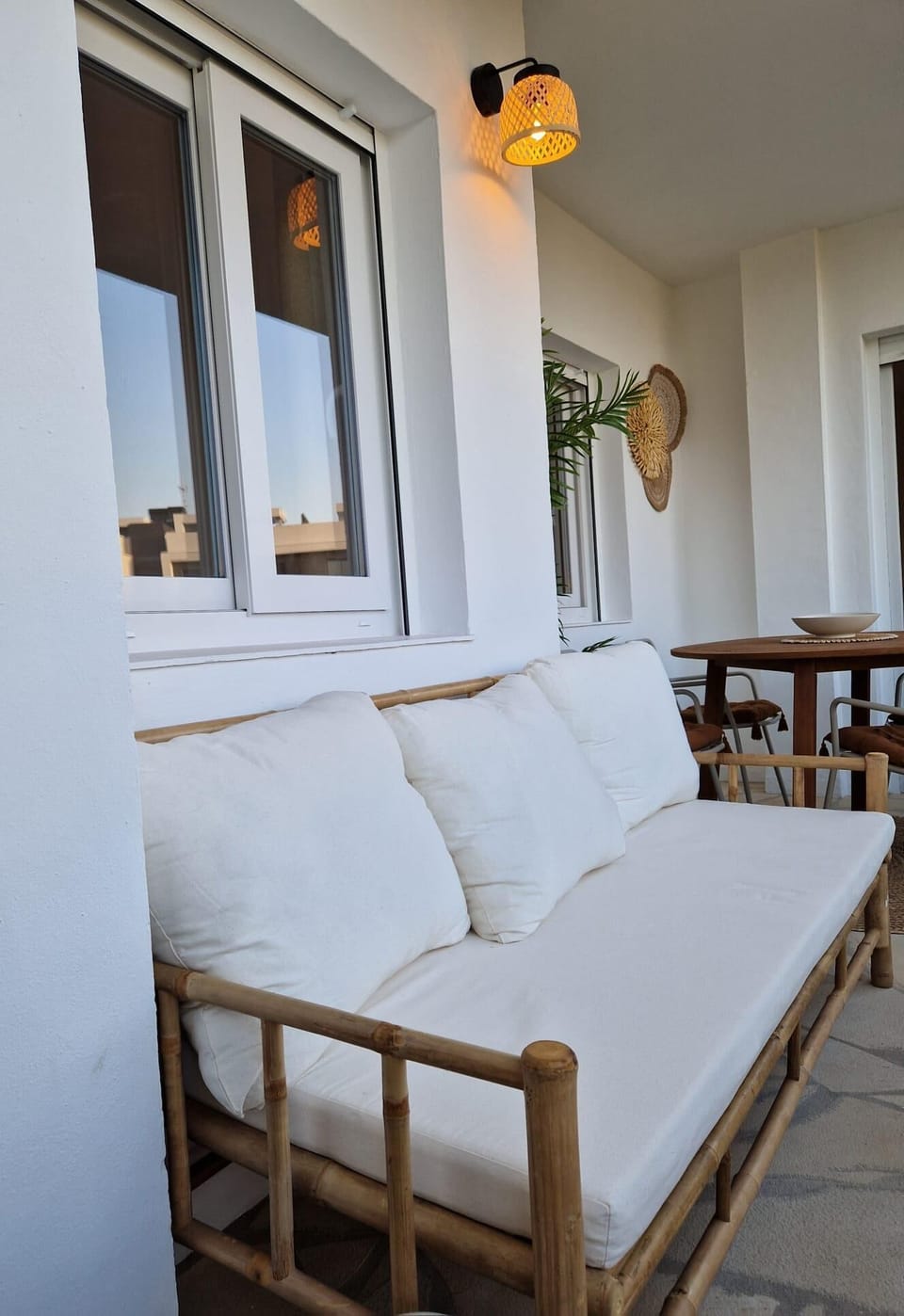 Outdoor dining area