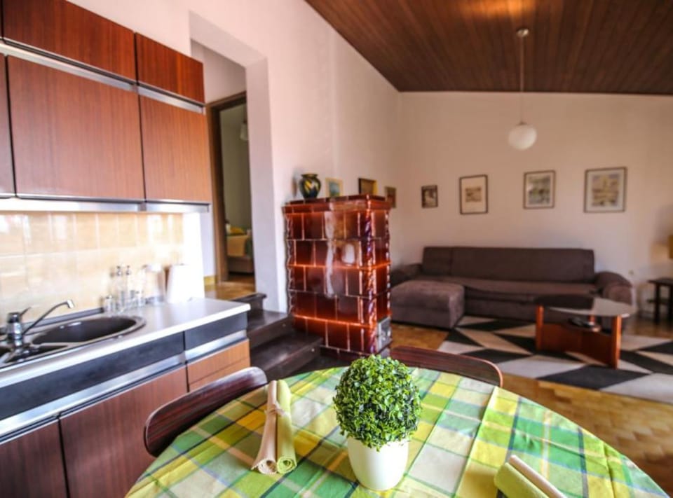 Apartment (Two Bedroom Apartment) | Private kitchen | Fridge