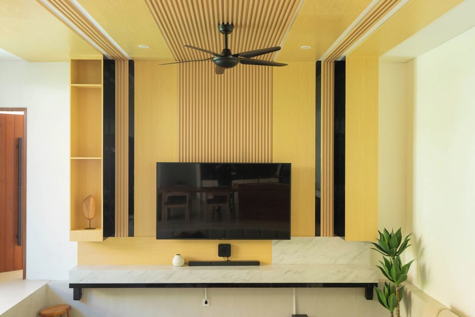 Luxury Villa, 2 Bedrooms, Balcony, Pool View | Living area | 43-inch Smart TV with digital channels, Netflix, streaming services
