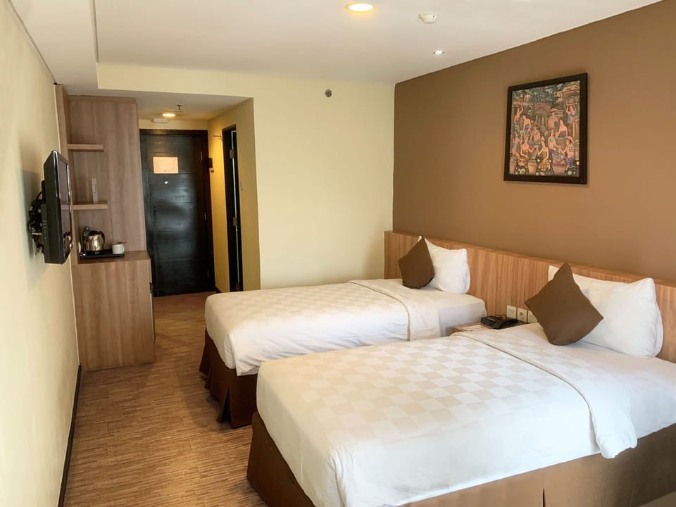 Superior Twin Room, City View | In-room safe, blackout drapes, iron/ironing board, free WiFi